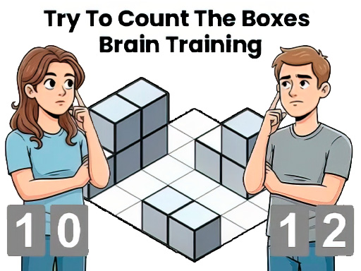 Try To Count The Boxes Brain Training Cover
