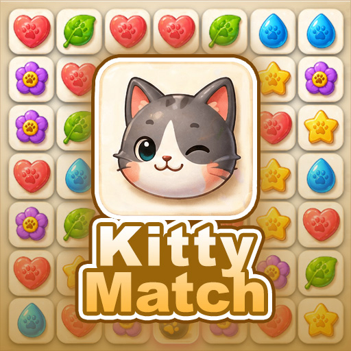 Kitty Match 3 puzzle game Cover